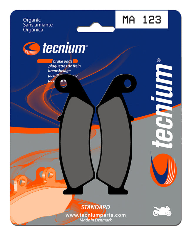 Pastillas de freno Tecnium MA123 Orgánicas