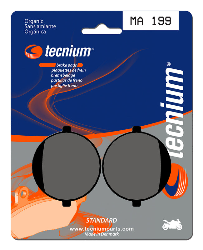 Pastillas de freno Tecnium MA199 Orgánicas