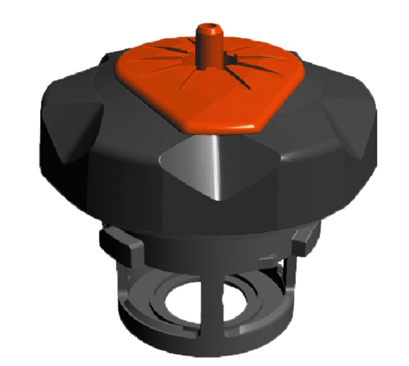 Tapón de gasolina negro/naranja especial para garrafa Tuff Jug