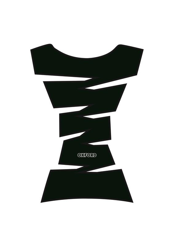 Protector de deposito OXFORD Jagged Vinyl noir