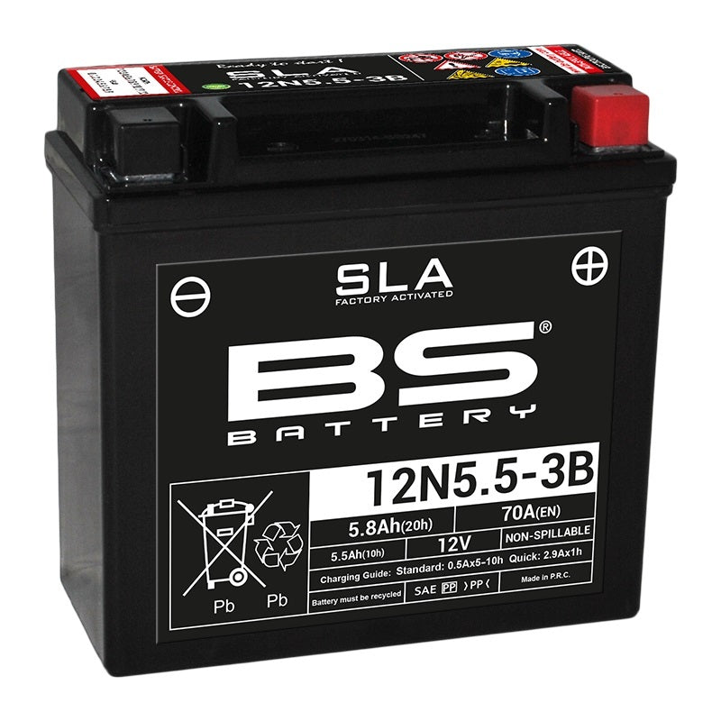 Batería BS BATTERY SLA 12N5.5-3B (FA)