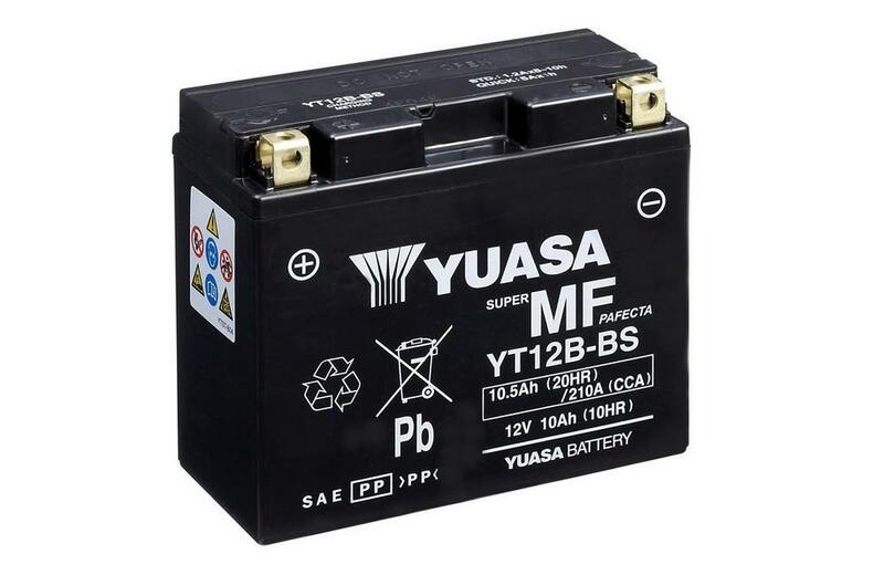 Batería YUASA YT12B-BS Combipack (con electrolito)
