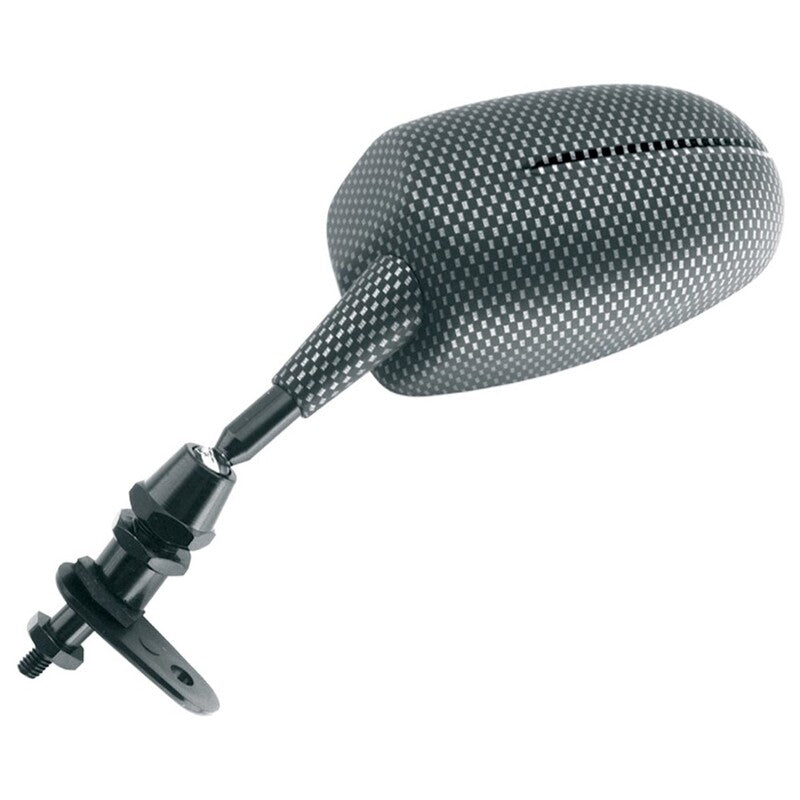 Juego retrovisores universales V PARTS Ovalado F1 carbon look