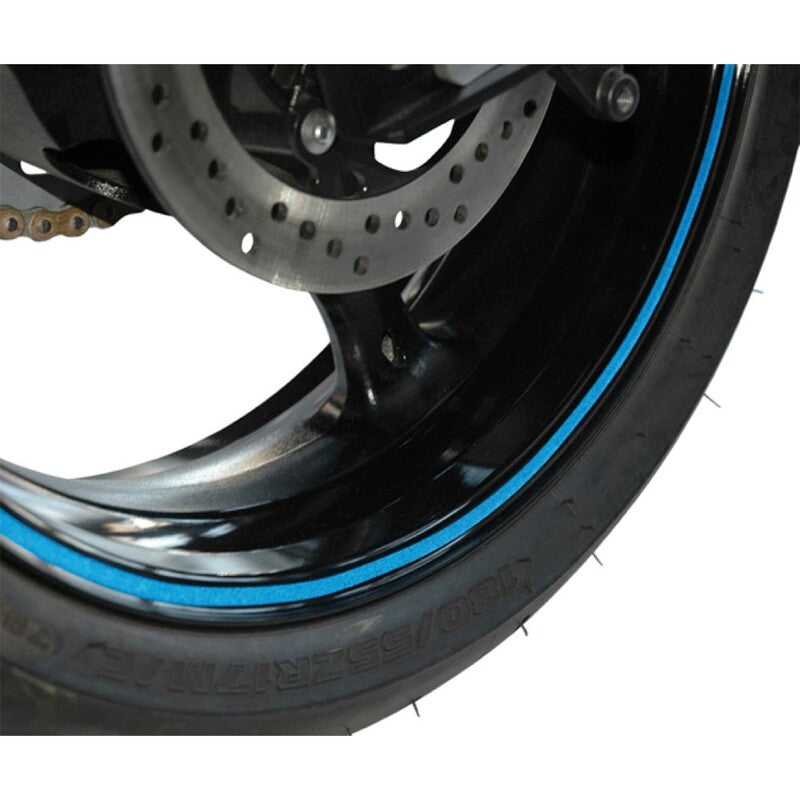 Adhesivo para llantas V PARTS 6m x 7mm azul reflectante