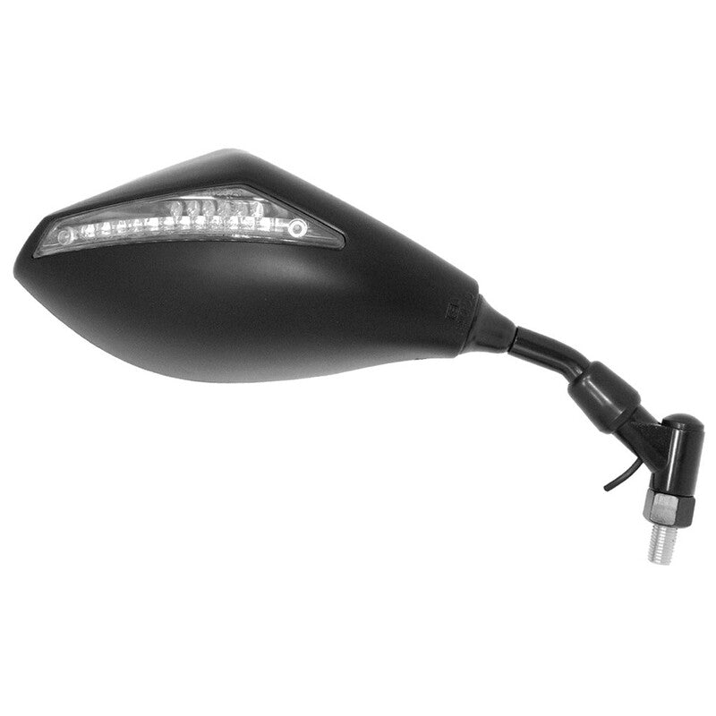 Retrovisor derecho universal V PARTS intermitente Led ambar M10 rosca izquierda