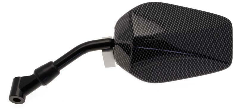Retrovisor ambos lados universal V PARTS carbon look brillo