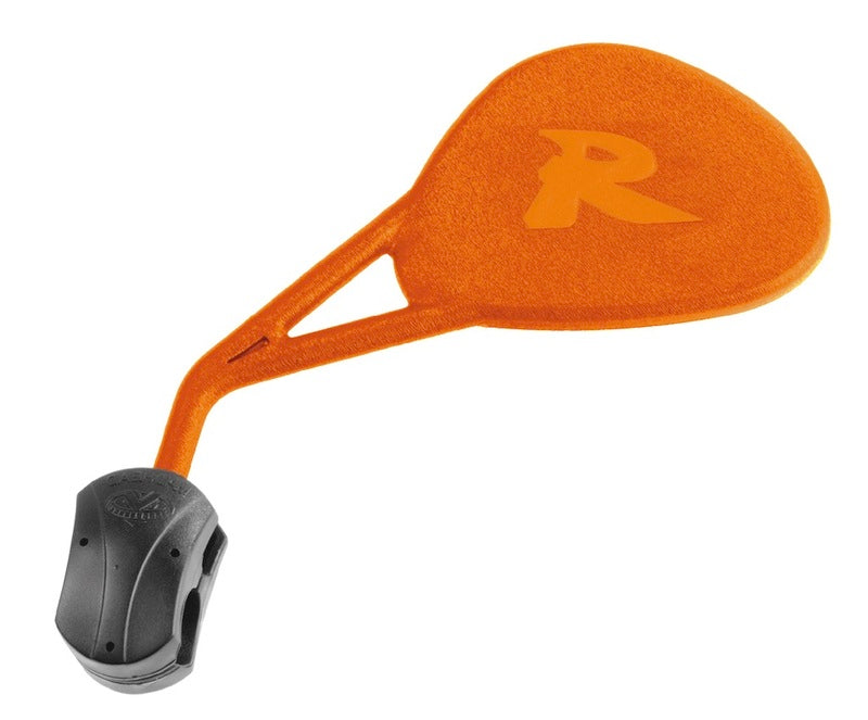 Retrovisor izquierdo universal V PARTS Enduro R (homologado) con brida Naranja