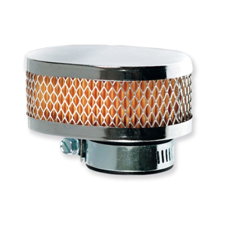 Filtro ovalado papel 28/35 45'. Cromo