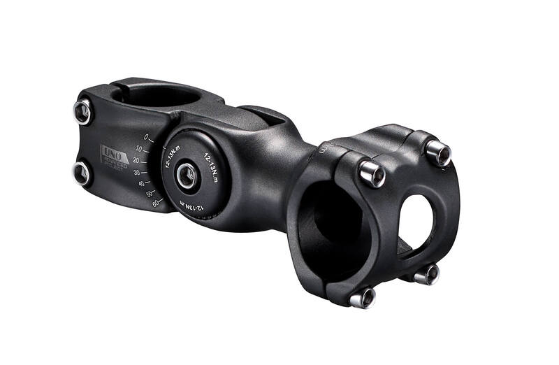 Potencia para bicicleta 0° / 60° UNO - 110 mm negro
