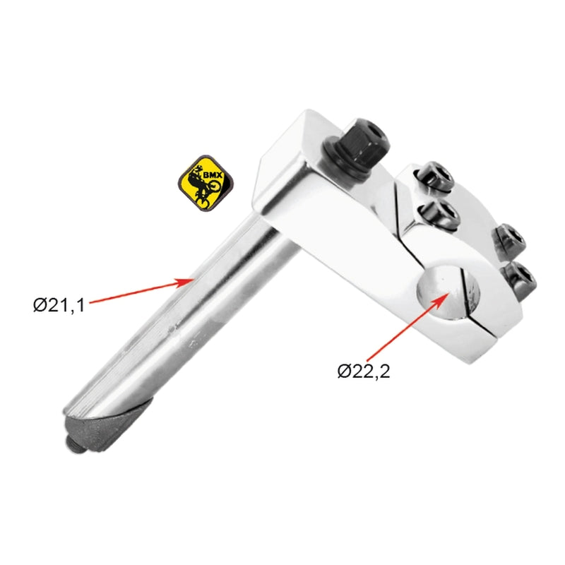 Potencia para bicicleta V BIKE BMX alumino