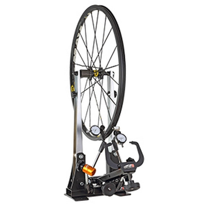 Centrador de llanta profesional con indicadores diales y calibre Super B TB-PF36