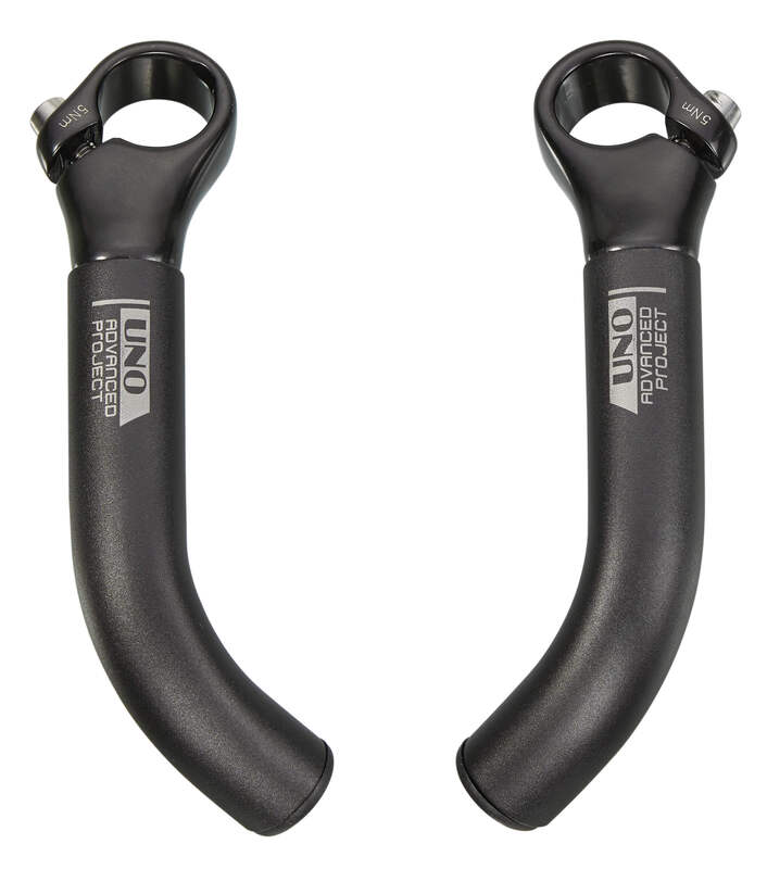 Apéndices para manillar de bicicleta UNO L:125mm Negro