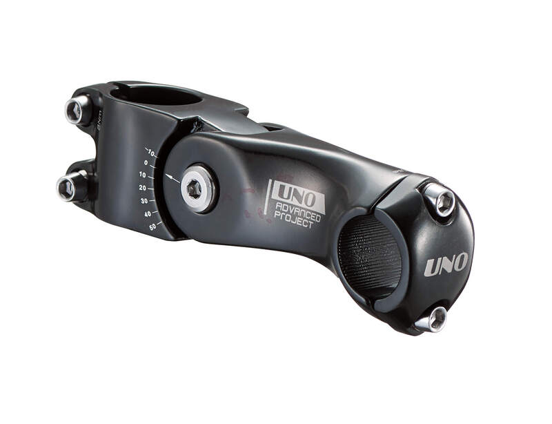 Potencia para bicicleta -10° / 40° UNO - 110 mm negro