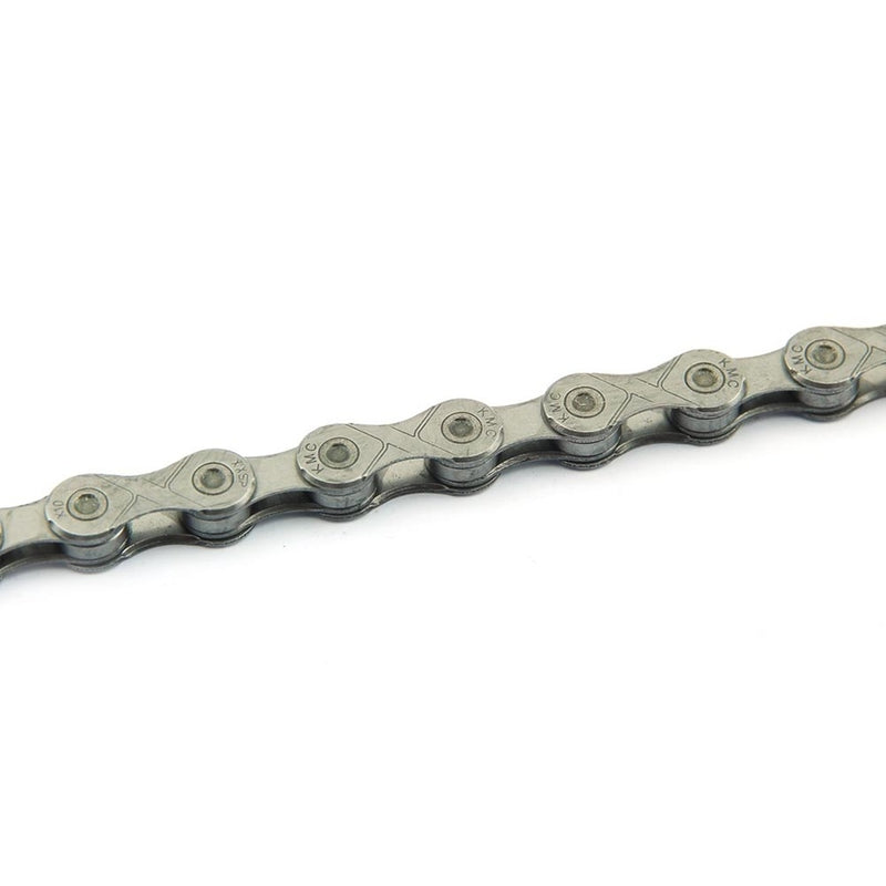 Cadena KMC X10 10 velocidades 114 eslabones plata/negra