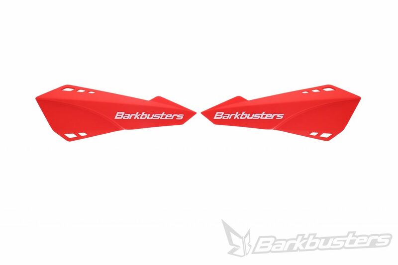 Kit completo paramanos de bicicleta Barkbusters rojo