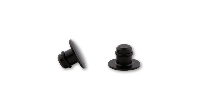 Tapones para rosca retrovisor HIGHSIDER aluminio CNC M10 - Negro brillo