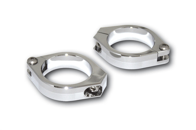Juego de abrazaderas para horquilla HIGHSIDER aluminio CNC - Ø 42-43 mm