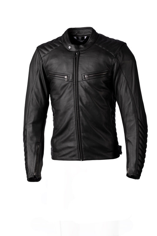 Chaqueta de Piel (Hombre) RST ROADSTER 3 CE Negro, Talla EU54/L
