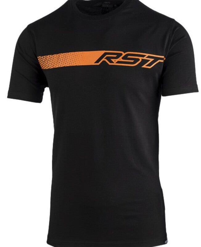 Camiseta Hombre RST FADE Negro/Naranja, Talla XL