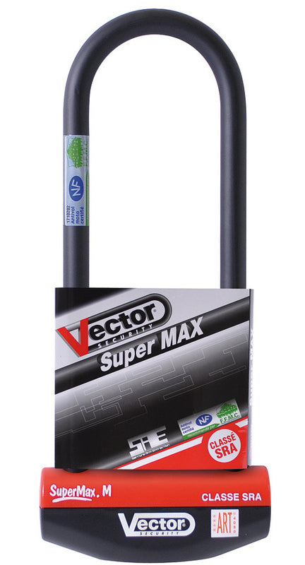 Candado en U VECTOR SuperMax+ M - Ø16mm / 90x290mm - Certificado SRA / ART / NF-FFMC