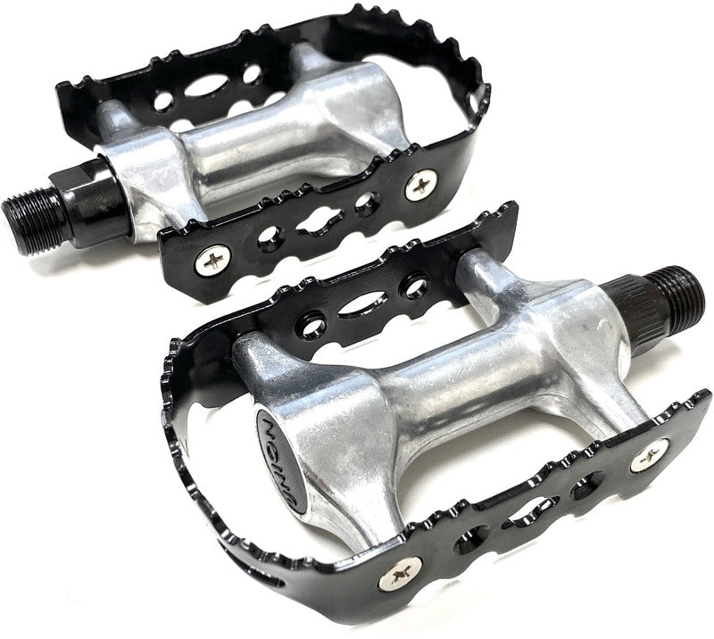 Par pedales BTT ALU. Eje CR-MO. Negro