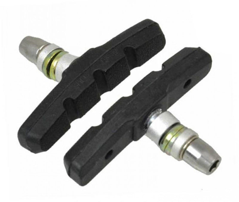 ALHONGA Juego de 4 zapatas de freno V-Brake. Color Negro