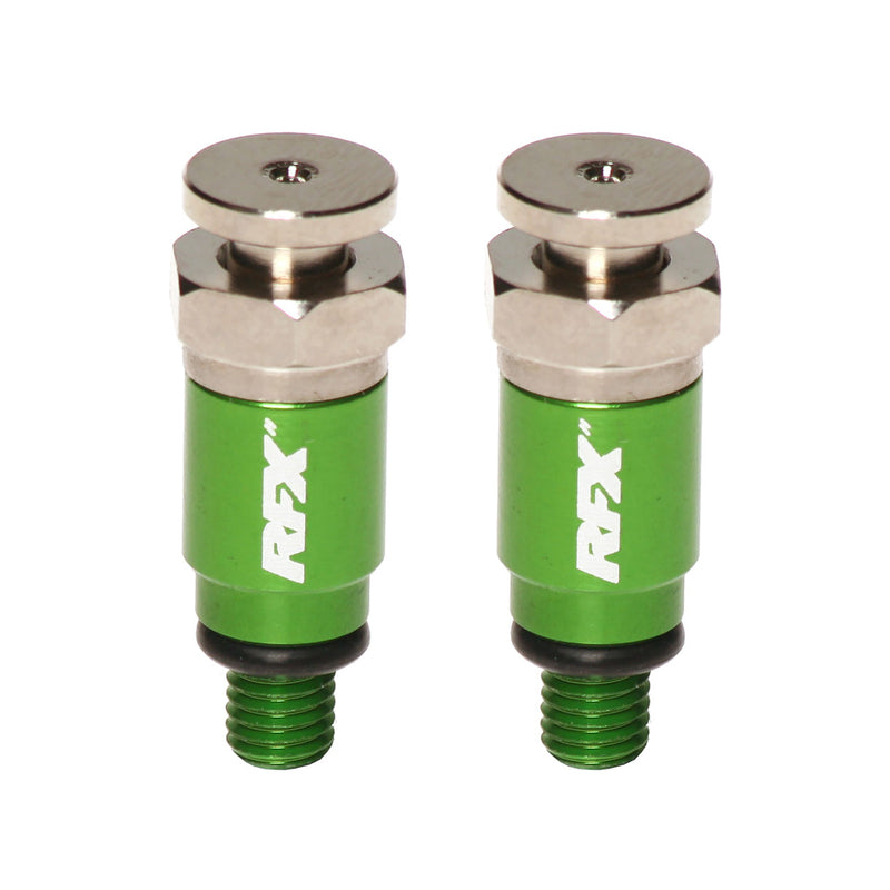 Purgadores de aire de horquilla RFX Pro M5 x 0,8 (verde) Kayaba/Showa