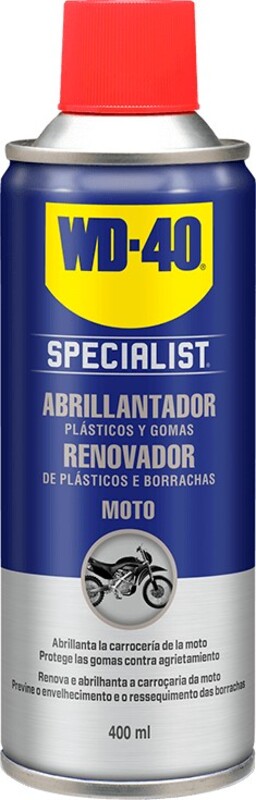 Spray abrillantador para plásticos WD-40 de silicona 400ml