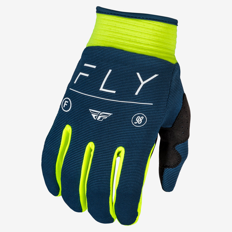 Guantes infantiles FLY RACING F-16 - Navy / Hi-Vis / Blanco