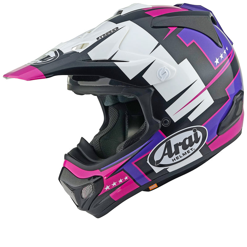 Casco ARAI MX-V EVO Battle - Morado