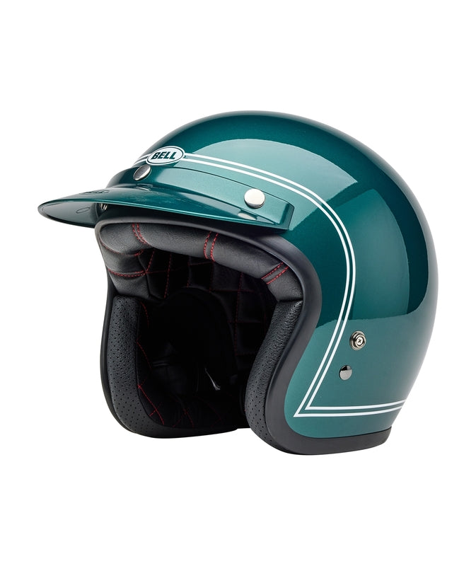 Casco BELL Custom 500 - Steve McQueen Riverside Metallic Green