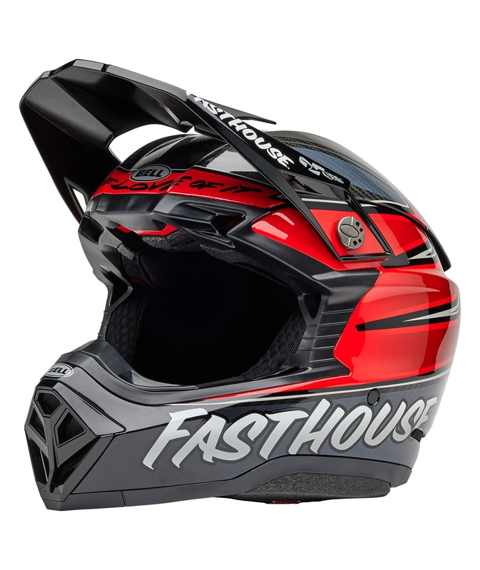 Casco BELL Moto-10 Spherical Mips - Fasthouse DITD 25 Gloss Gray/Red