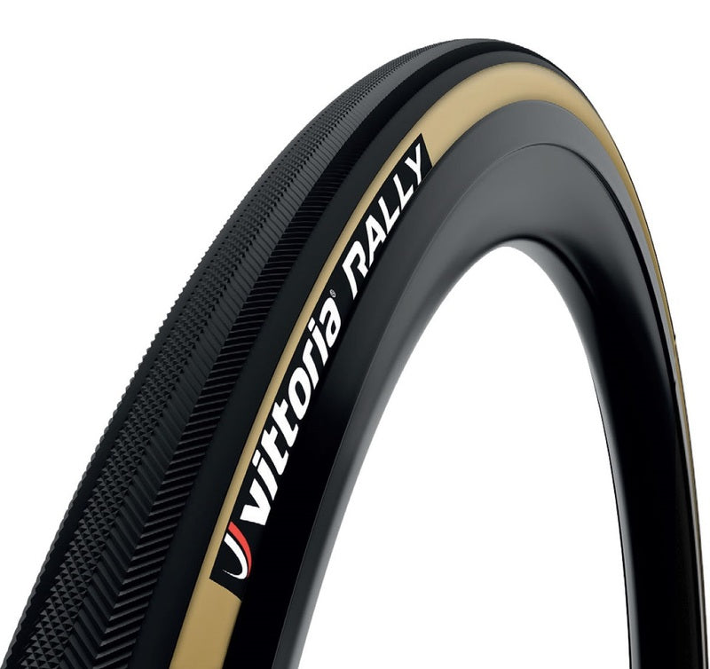 Tubular Vittoria Rally 28x25c flanco crema válvula RVC