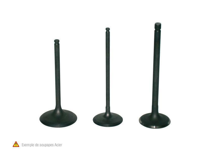 Válvula de acero Prox Ø29.00 longitud 81.35 Øcuello 5.00 escape