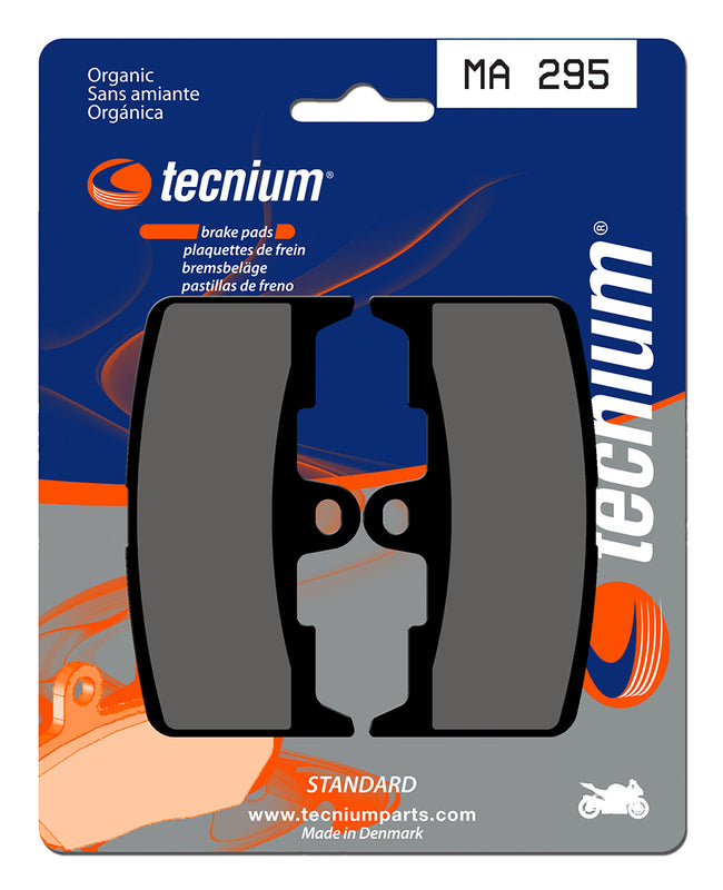 Pastillas de freno Tecnium MA295 Orgánicas