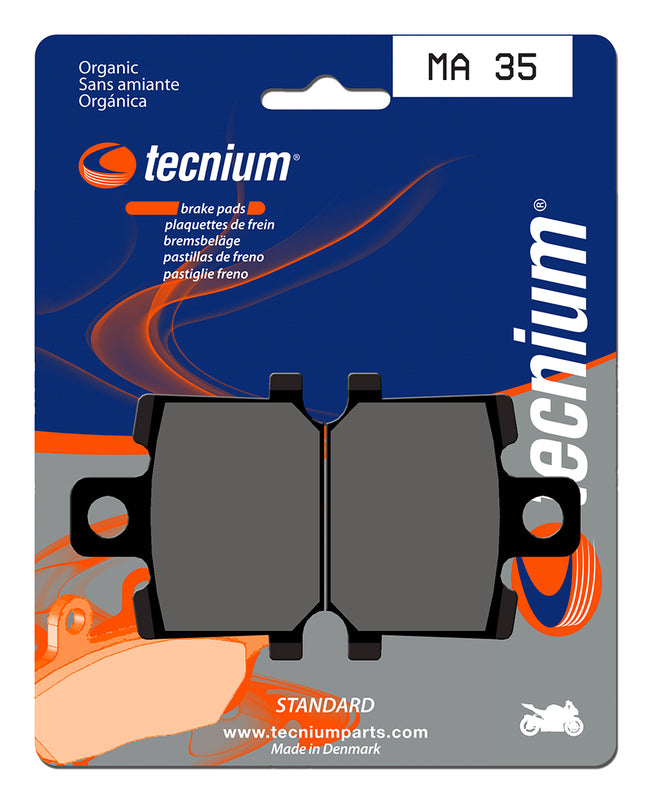 Pastillas de freno Tecnium MA35 Orgánicas