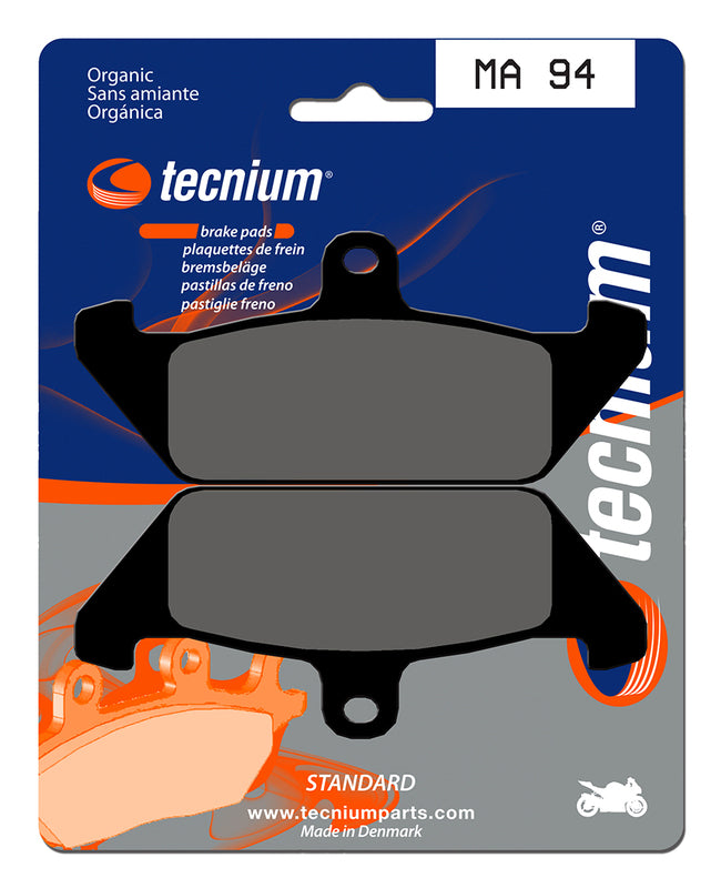 Pastillas de freno Tecnium MA94 Orgánicas
