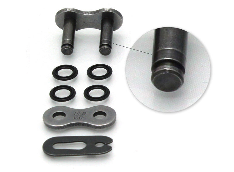 Enganche de cadena DID 520VX3 - Negro Cierre rápido