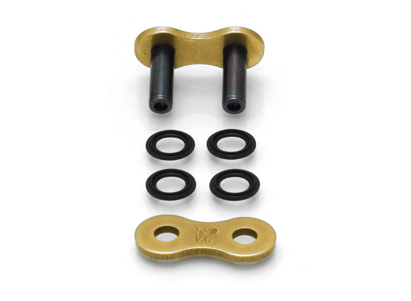 Enganche de cadena DID 520VX3 - Oro Tipo remache