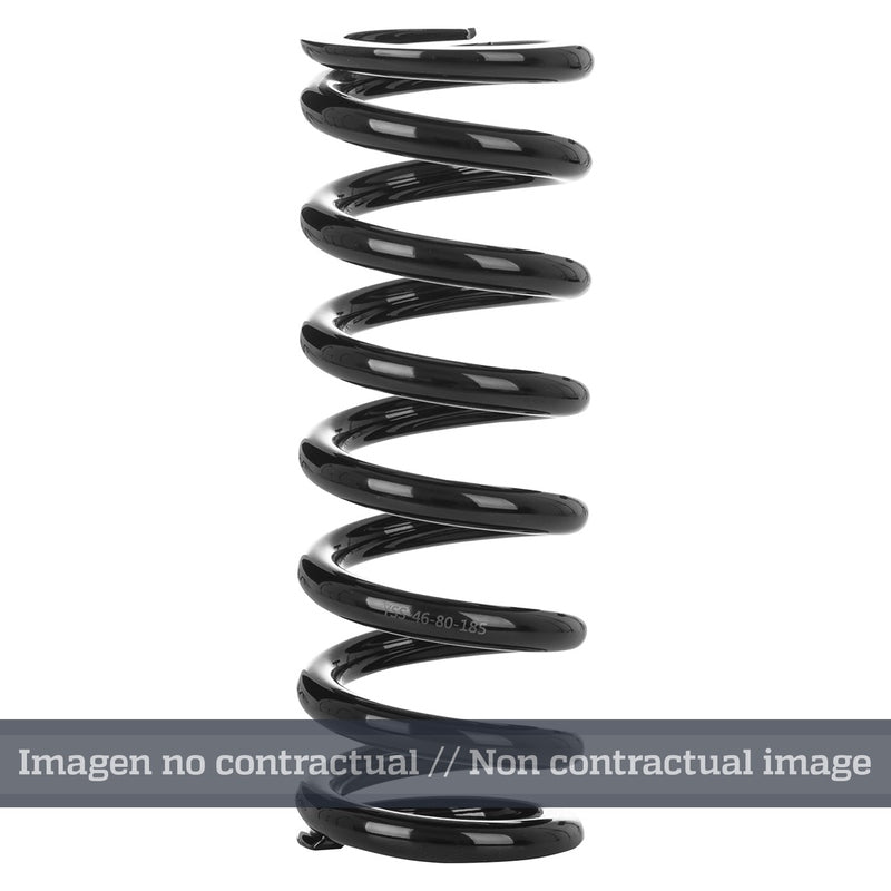 Muelle de amortiguador trasero YSS lineal negro 46-100-200