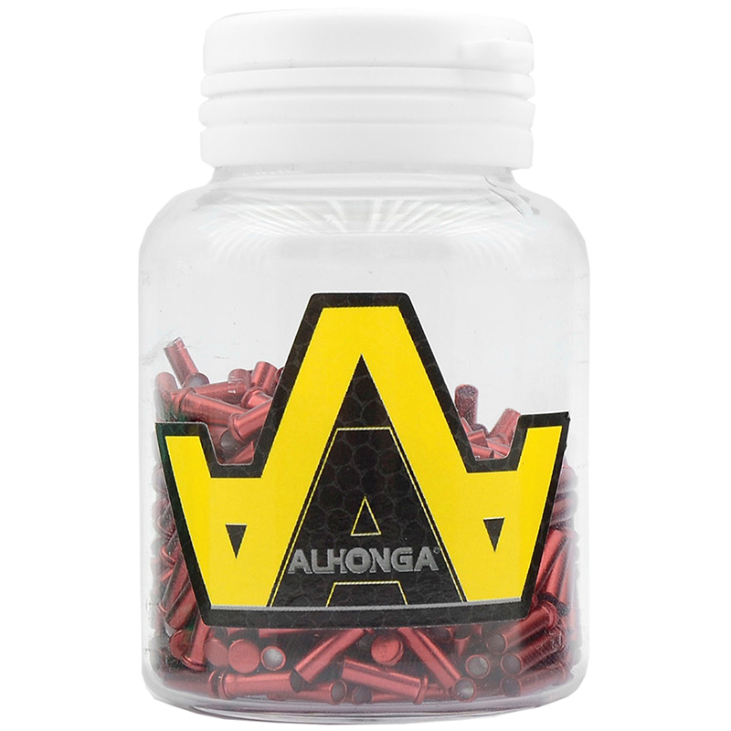 Terminal cable aluminio Ø2 Rojo