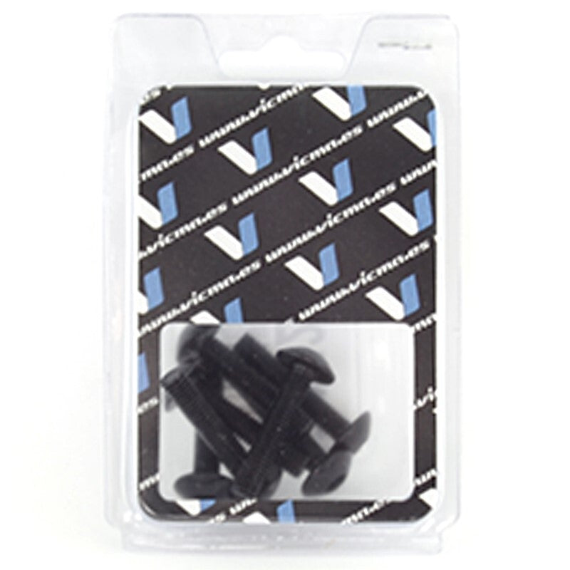 Kit 6 tornillos allen c/alomada M5x20mm. Negro