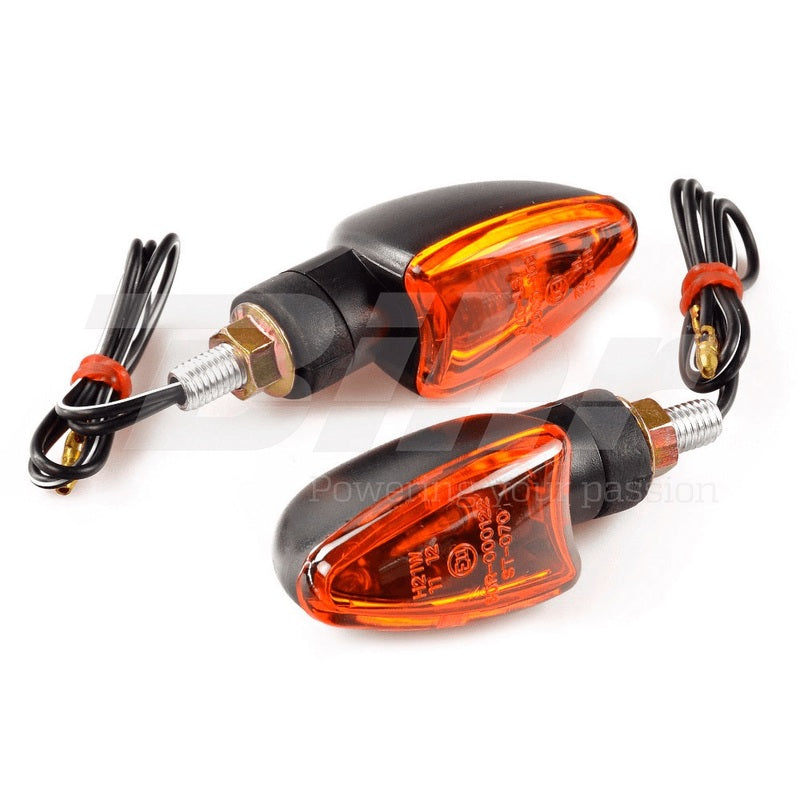 Juego intermitentes universales brazo flexible corto 12V21W
