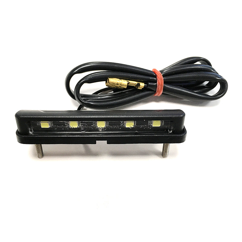 Luz de matricula LED V Parts Universal con tornillos 12V0.5W 68,5x15mm
