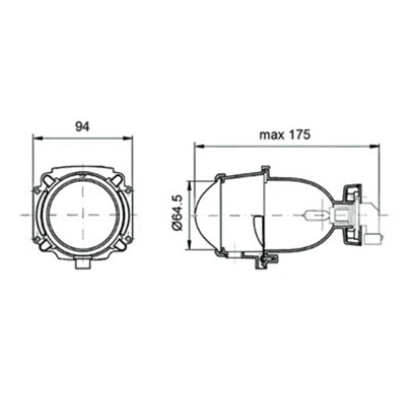 FARO POLIEPSOIDAL DELANTERO universal