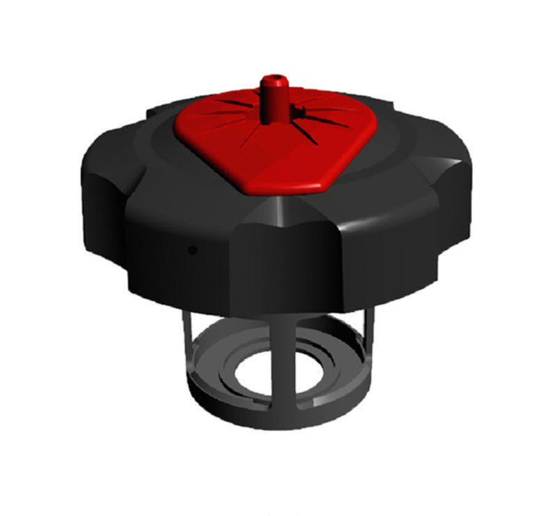 Tapón de gasolina negro/rojo especial para garrafa Tuff Jug