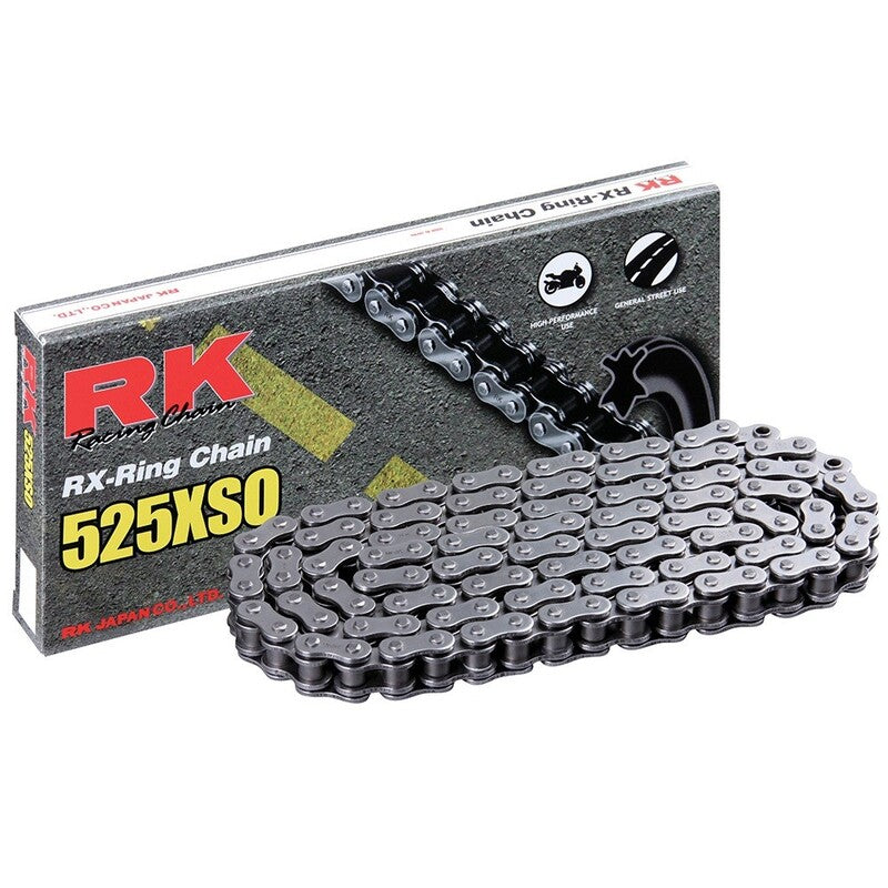Cadena RK 525XSO con 108 eslabones negro