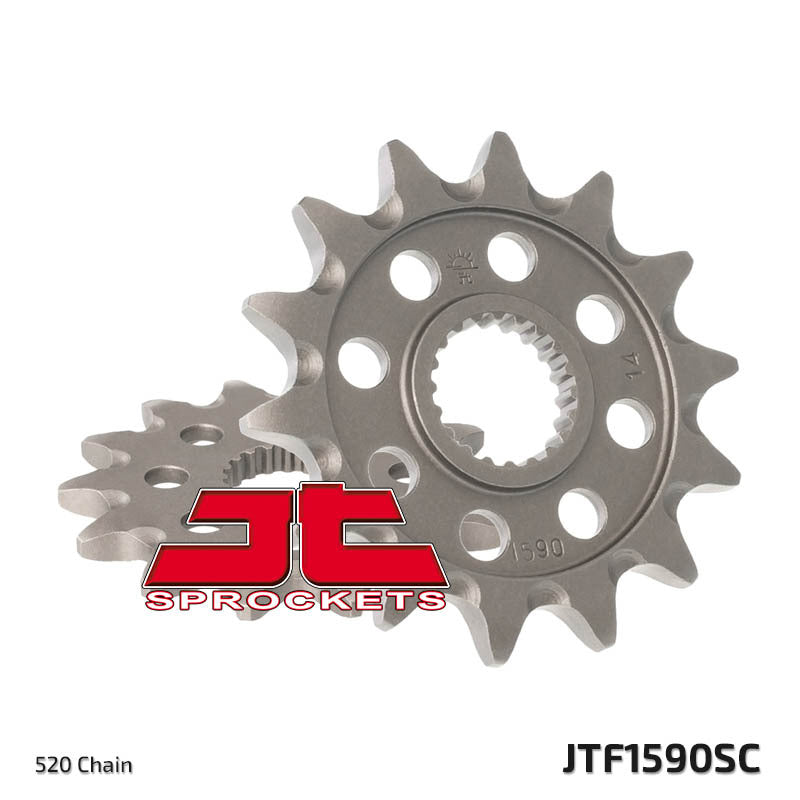 Piñón JT SPROCKETS acero autolimpiable 1590 - Paso 520
