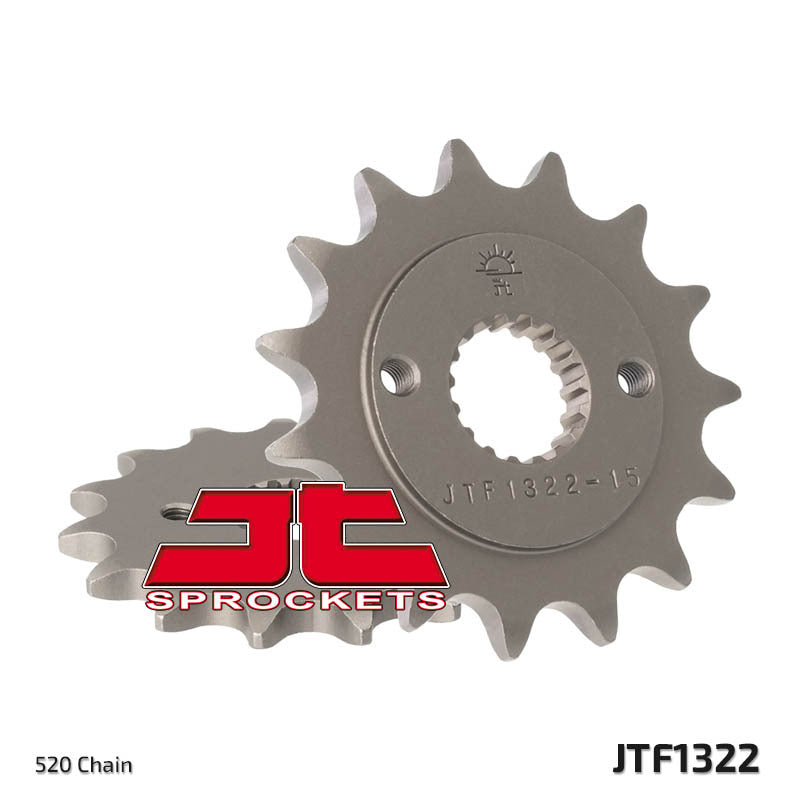 Piñón JT SPROCKETS acero estándar 1322 - Paso 520