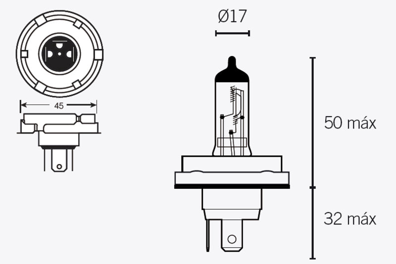 LAMPARA HALOGENA H5